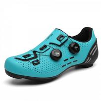 Mens Cycling Shoes Road MTB Clipless Locking Bike Rigid Sole Breathable Unisex 47 black