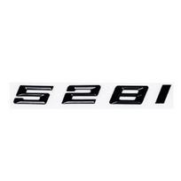 Automobilio 3D ABS bagažinės raidės logotipo ženklelis emblema lipdukas BMW 5 serijai 520i 525i 528i 530i 535i 540i E39 E60 E61 F10 F11 G30