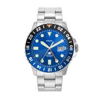 FOSSIL BLUE GMT Nerūdijančio plieno laikrodis white