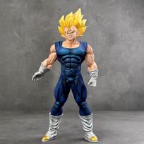 JT Toy Dragon Ball Vegeta Anime Figure Majin Vegeta Figurine Super Saiyan Bejita Model PVC Statue Collection Desk Decor Gift Toy with carton gray