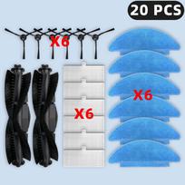 Compatible For Lubluelu SL60D / SL60 / SG60 / SL61 / SL60 Plus Spare Parts Main Side Brush Hepa Filter Mop Cloth Accessories