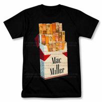 Mac Miller Cigarette Graphic T Shirt Vintage Style Fan Tee 120 beige