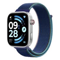 Breathable Nylon Loop for Xiaomi Redmi Watch 6/5/4 Strap accessories sport Replacement bracelet correa Mi band 10/9/8 pro Band For Redmi watch 5 black
