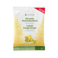 LIVSANE citrinos skonio ledinukai, be cukraus 75 g