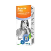BRONTEX šnypščiosios tabletės 60 mg N10