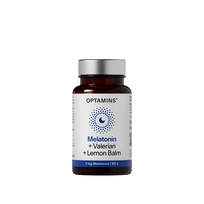 OPTAMINS MELATONIN + VALERIAN + LEMON BALM kapsulės, N60