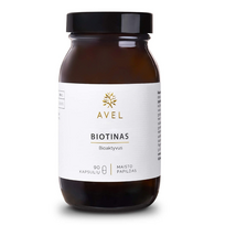 AVEL bioaktyvus biotinas, 90 kapsulių