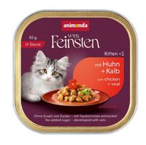 ANIMONDA Vom Feinsten Kitten in Sauce Chicken and veal - wet cat food - 85g