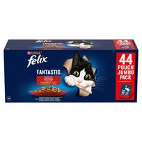 PURINA Felix Fantastic in jelly Box - wet cat food - 44x85g