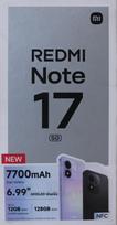 SALE OUT. Xiaomi Redmi Note 17 5G (Celestial Purple) 7.0" OLED 1080x2396/2.3GHz,128GB,6GB RAM/Android 16,WiFi,BT,5G,MZB0PTZEU | SALE OUT. | Xiaomi Redmi Note 17 5G | Celestial Purple | 6.99 " | AMOLED | 2396 x 1080 pixels | Qualcomm | Snapdragon 4 Gen 4 |