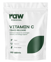 Raw Powders Vitamin C (Timed Release) 180 tab.