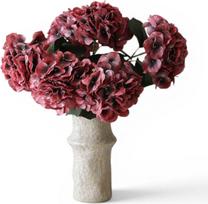 Botane Dirbtinių gėlių puokštė Burgundy Hydrangea
