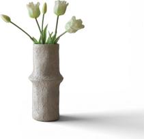 Botane Dirbtinė gėlė Botane tulpės 47 cm, baltos, Triumph veislė