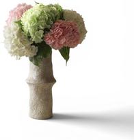 Botane Dirbtinių gėlių puokštė Hydrangea pastelinė