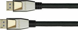 PYTHON Python DisplayPort 2.0 kabelis nailonu pintas juodas 1 m