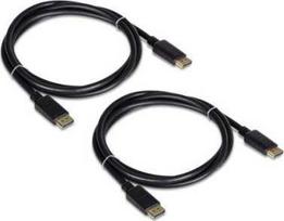 Triton TRENDnet TK-DP06/2 DisplayPort 1.2 kabelis juodas 1,8 m