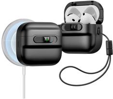 Apple AirPods 4 ESR Pulse Halolock Magsafe dėklas jūsų ausinėms juodos spalvos