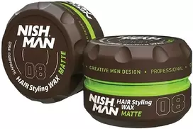 NISHMAN Hair Styling Wax Matte plaukų formavimo vaškas, 150 ml