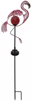 lauko LED lempa „Flamingo“ su saulės baterija (80 cm)