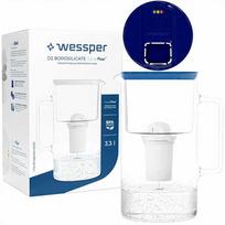 Filtravimo ąsotis Wessper D2 borosilikatinis FutureFlow Aquaclassic (WES202-FF-NB)