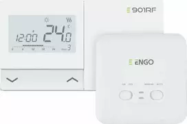 Engo E901RF – Belaidis elektroninis temperatūros reguliatorius – savaitinis, ENGO. + BON (DWZ)