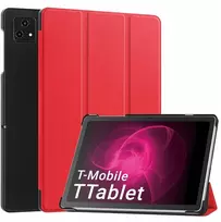 Planšetinio kompiuterio dėklas Strado Išmanusis dėklas T-Mobile T Planšetė 5G 10.36 (Raudonas)