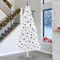 Dirbtinė Kalėdų eglutė su 300 LED Balta 300 cm PVC ir Plienas