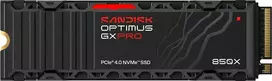 „SanDisk Optimus GX PRO 850X SSD diskas – SSD – šifruotas – 4 TB – vidinis – M.2 2280 D5-M (M.2 2280 D5-M) – PCIE 4.0 x4 (NVME) – TCG Opal Encryption 2.01 – integruotas radiatorius (SDSP81400TAH-000E0)