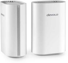 Šakotuvas devolo WiFi 7 BE9300 Mesh System 2er Pack BE9300 Triband, 1x 2.5G WAN/LAN und 3x 1G LAN (pro Einheit)
