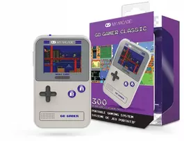 „dreamGear My Arcade Go Gamer Classic“ (300 viename) pilka ir violetinė