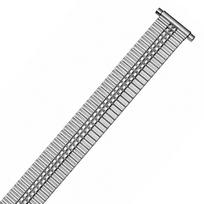 Metalinė tampoma laikrodžio apyrankė M-SILVER-087-MEN