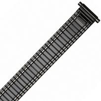 Metalinė tampoma laikrodžio apyrankė M-BLACK-107-MEN