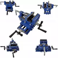 Erdi Dviašis spaustuvas 125 mm kryžminis staklinis dirbtuvių 10,5kg