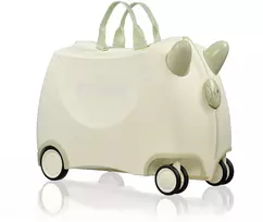 Kelioninis JetWorld TRUNKI GLIDE 360 vientisa balta-vaikiška kelioninė lagaminė (TRU0136)