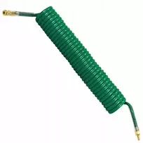 Rockforce Pneumatinė spiralinė žarna PU 14x10mm 10m su greitajungėmis