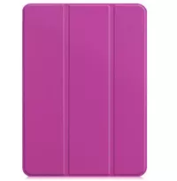 Dėklas planšetiniam kompiuteriui iLike Dėklas knyga iPad Air 4 10.9 / iPad Air 5 Tri-Fold Eco-Leather* Stand Case Violetinė ILK-TRC-A5-PU