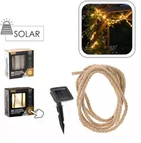 Saulės energija maitinama LED girlianda, 35 LED, 4 m, šilta balta
