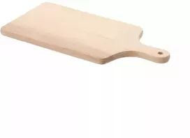 Medinė pjaustymo lentelė su rankena 38 × 17,5 cm