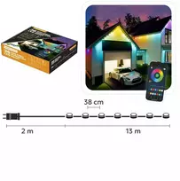 Išmanioji LED girlianda „SMART LIGHTS“ 36 LED, 13 m, multicolor, IP65