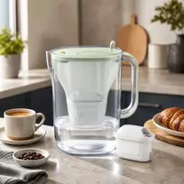 BRITA STYLE vandens filtravimo indas, 2,4l, žalios spalvos +DOVANA Brita gertuvė