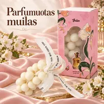 Kvapnus baltos vynuogių kekės formos muilas su virvele TR2267D