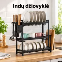 Dviejų aukštų indų džiovyklė TR2288