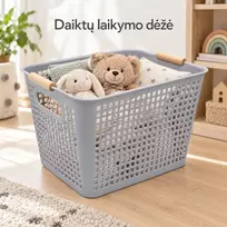 Plastikinis daiktų laikymo krepšys su rankenomis TR2365C