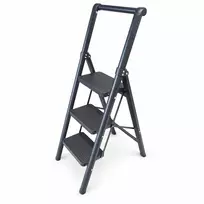 Sulankstomos metalinės kopėčios, 3 pakopų