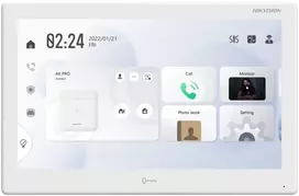 Hikvision android monitorius telefonspynėms DS-KH9510-WTE1(B) (baltas)