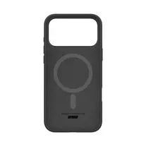NEVOX StyleShell SHOCK (Juoda, iPhone 17 Pro Max, suderinama su MagSafe)