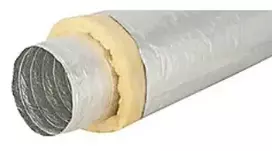 Dec International Bv DEC lanksti žarna - 165 mm x 10 m - lanksti žarna Ø165 mm, 50 mm izoliacija, ilgis: 10 m. Su garo izoliacija
