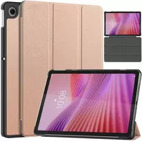 Dėklas na tablet 4kom.pl Smart do Lenovo Tab 10.1 2025 su klapką / Lenovo Tab, rožinė - ochronne su podstawką