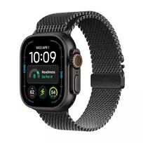 Apple Watch Ultra 4 GPS + Cellular 49mm Black Titanium Case with Black Titanium Milanese Loop - S - MJAU4ET/A