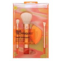 Real Techniques Midi Moment Brush + Sponge Set Šepetėlis 1 ml Makiažo šepetėlis